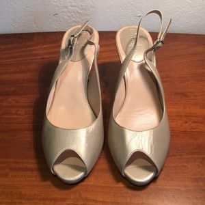 Gold Cole Haan Nike air shoes